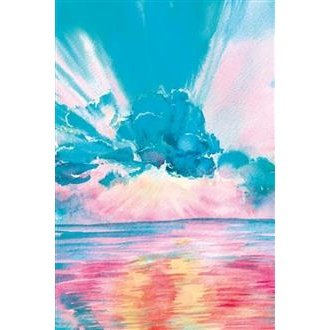 wenskaart Blauwe wolken