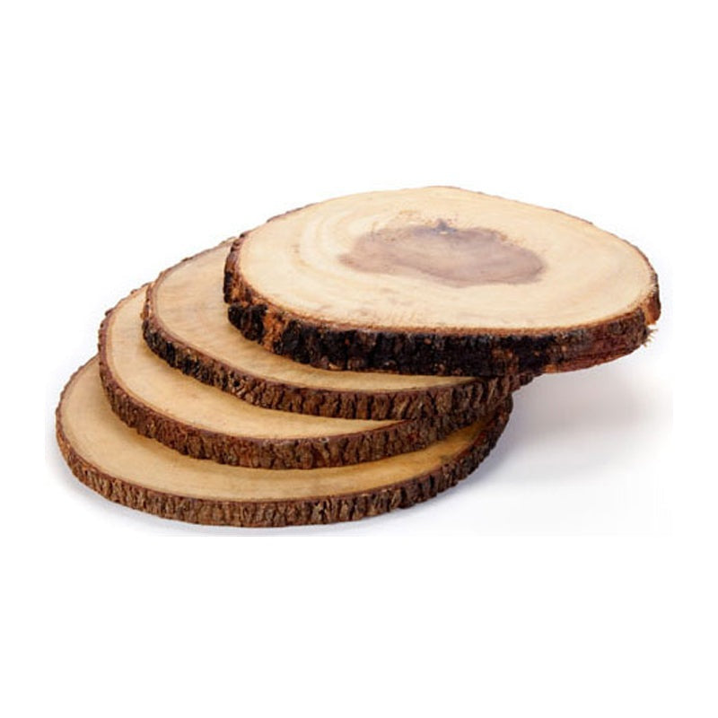 Onderzetter per stuk acaciahout naturel ca. 15cm