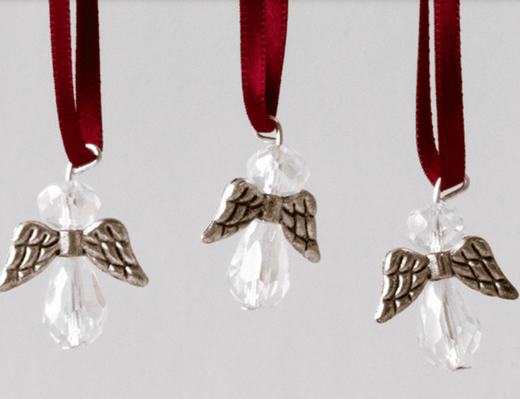 Geluksengeltje aan een lintje per stuk