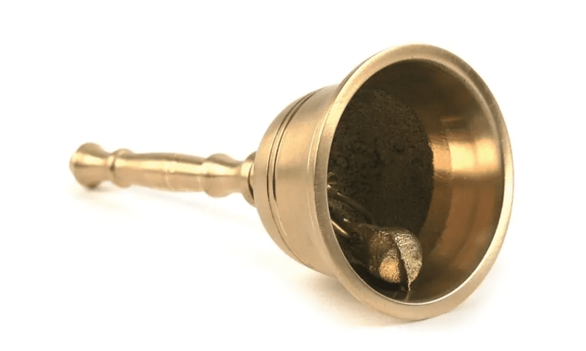Tafelbel messing
