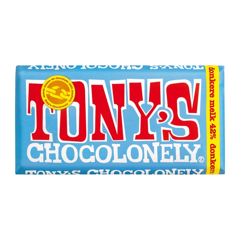 Tony's Chocolonely Donkere Melk 42% 180g