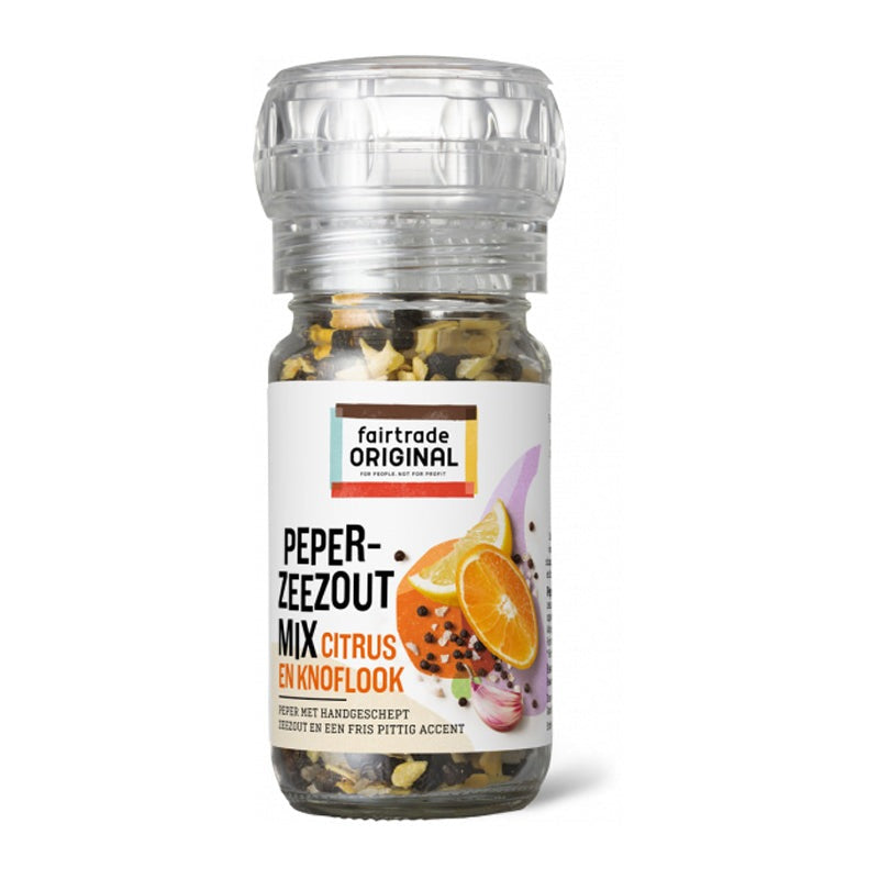 Peper-zeezoutmix citrus en knoflook 55g