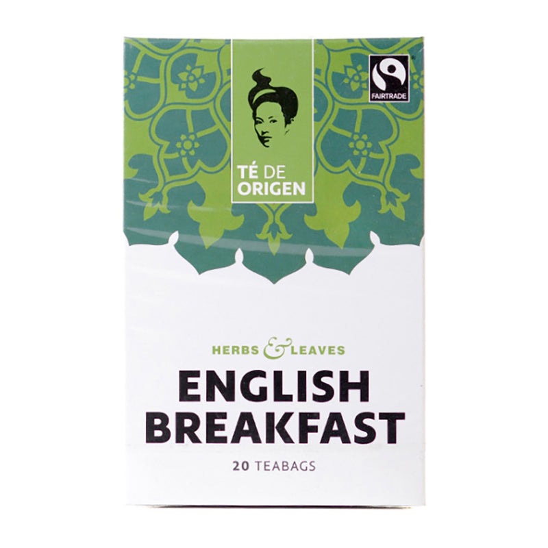 Té de Origen English Breakfast, 20 x 2g