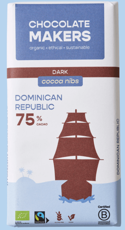 Reep Tres Hombres 75% extra puur, 80g