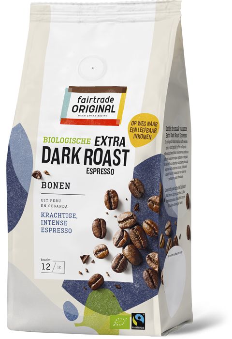 Koffiebonen 500g Espresso Extra Dark Roast biologisch