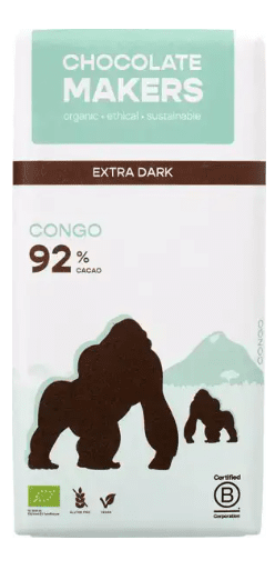 Reep Gorilla 92% extra puur, 80g