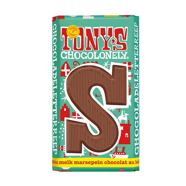 Tony’s Chocolonely Letterreep S melk marsepein