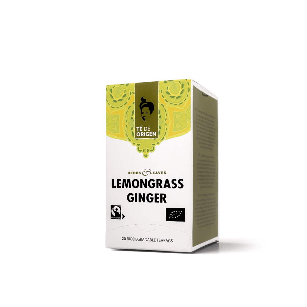 Té de Origen Groen Citroengras Gember 20 x 2g BIO