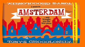 Tony's Chocolonely Amsterdam Melk Karamel Zeezout