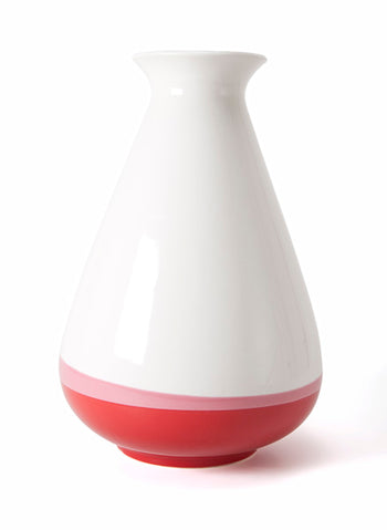 Vaas M keramiek roze/rood by Piet Hein Eek