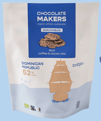 Chocozeiltjes Tres Hombres 52% 80gr