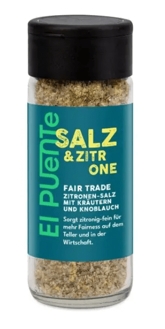 Zeezout met citroen en knoflook 80g.