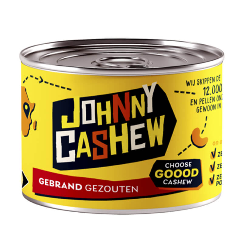 Johnny Cashew 80 gr. in blik