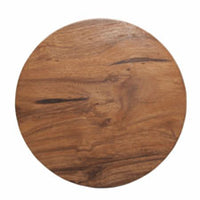 Krukje hout 25cm hoog blanco