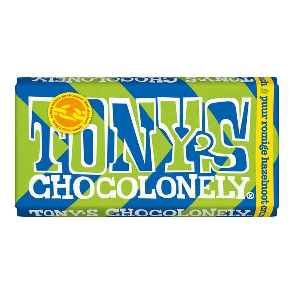 Tony's Chocolonely Puur romige hazelnoot 180g