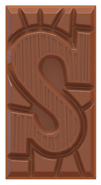 Tony's Chocolonely chocoladeletter reep melk karamel zeezout S